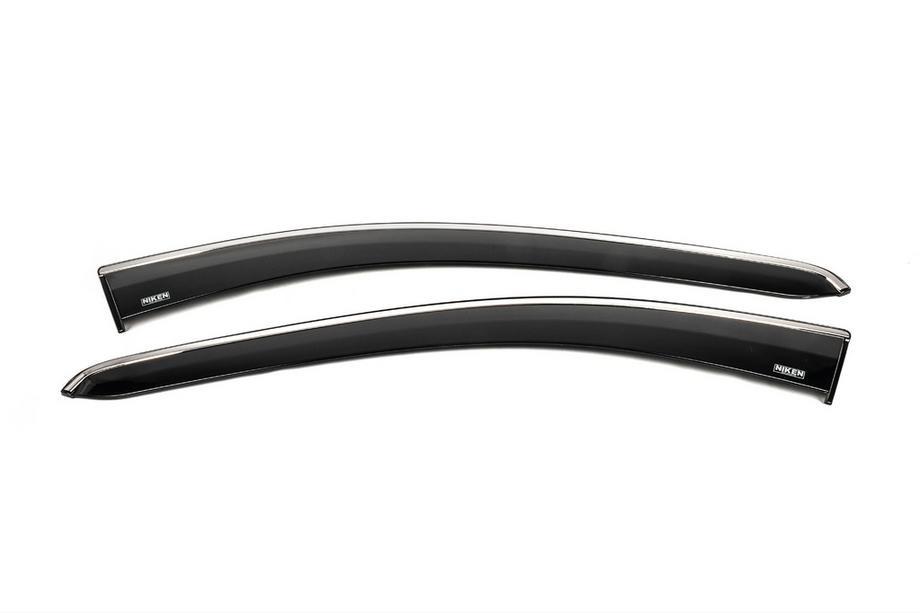 Ford Connect 2021- Deflectoare geamuri cu ornament cromat (2 buc, Niken) Foto 1