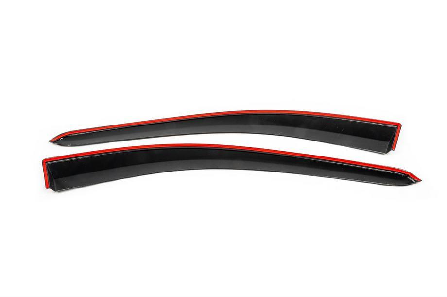 Ford Connect 2021- Deflectoare geamuri cu ornament cromat (2 buc, Niken) Foto 3