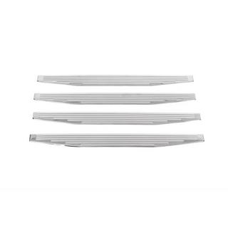 Capace praguri interioare (4 buc, inox) foto 1