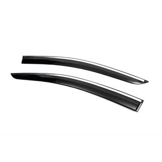 Deflectoare geamuri cu ornament cromat (2 buc., Sunplex Chrome) foto 4