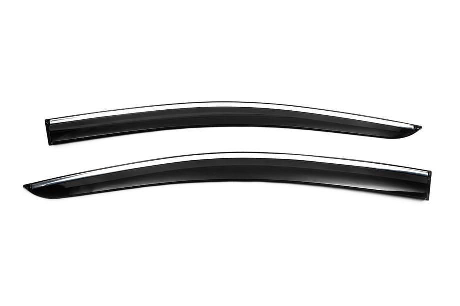 Ford Connect 2021- Deflectoare geamuri cu ornament cromat (2 buc., Sunplex Chrome) Foto 3