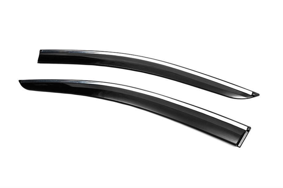 Ford Connect 2021- Deflectoare geamuri cu ornament cromat (2 buc., Sunplex Chrome) Foto 4