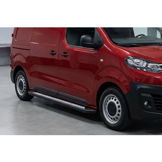 Praguri Laterale Vision New Black (2 buc, Aluminiu) Opel Vivaro 2019- foto 1