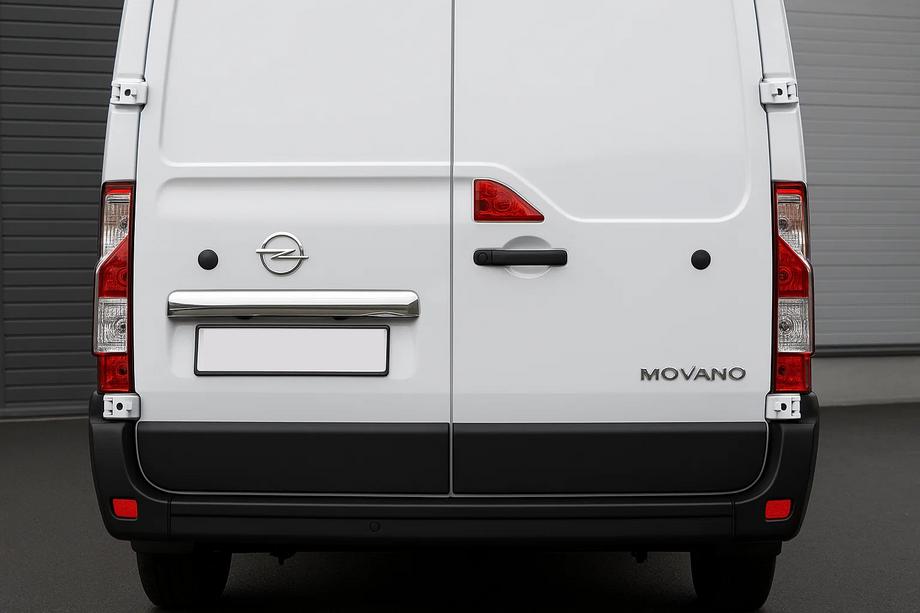 Opel Movano 2021- Ornament cromat deasupra numarului (inox) Carmos - Otel Inoxidabil Turcesc Image