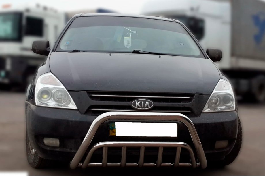 Kia Carnival 2002-2013 Bara Fata WT002 (2006-2013, Inox) Image