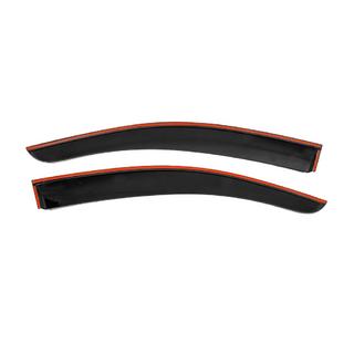 Deflectoare geamuri cu ornament cromat Niken Luxury (2 buc) Fiat Fiorino/Qubo 2008-2024 foto 4