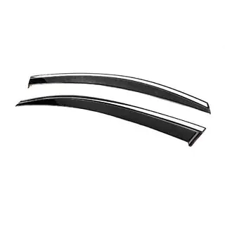 Deflectoare geamuri cu ornament cromat Niken Luxury (2 buc) Volkswagen Caddy 2004-2010 foto 4
