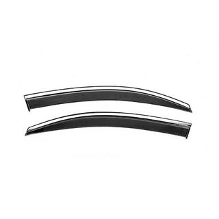 Deflectoare geamuri cu ornament cromat Niken Luxury (2 buc) foto 2