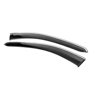Deflectoare geamuri cu ornament cromat Niken Luxury (2 buc) foto 3