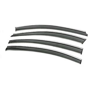 Deflectoare geamuri cu ornament cromat Niken Luxury (SD, 4 buc) Chevrolet Cruze 2009–2015 foto 2