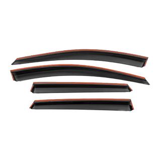 Deflectoare geamuri cu ornament cromat Niken Luxury (4 buc) Chevrolet Captiva 2006-2019 foto 3