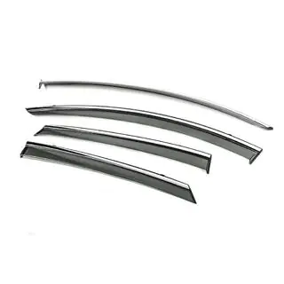 Deflectoare geamuri cu ornament cromat Niken Luxury (SD, 4 buc) Ford Mondeo 2014-2022 foto 2