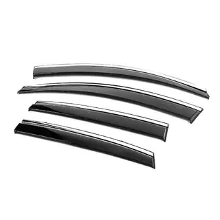 Deflectoare geamuri cu ornament cromat Niken Luxury (4 buc) foto 4