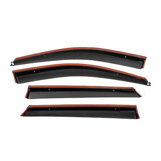 Deflectoare geamuri cu ornament cromat Niken Luxury (4 buc) foto 3