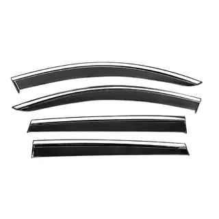 Deflectoare geamuri cu ornament cromat Niken Luxury (4 buc)