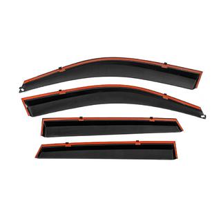 Deflectoare geamuri cu ornament cromat Niken Luxury (4 buc) Hyundai Tucson JM 2004- foto 3