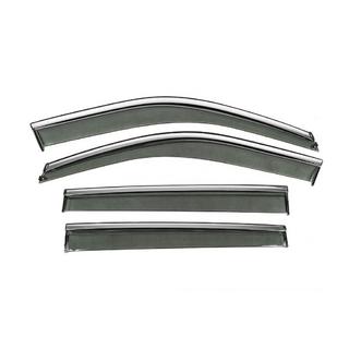 Deflectoare geamuri cu ornament cromat Niken Luxury (4 buc) foto 1