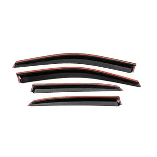 Deflectoare geamuri cu ornament cromat Niken Luxury (4 buc) foto 3