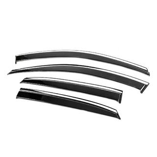 Deflectoare geamuri cu ornament cromat Niken Luxury (4 buc) Lexus RX 2003-2009 foto 2