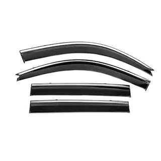 Deflectoare geamuri cu ornament cromat Niken Luxury (4 buc)