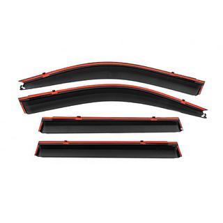Deflectoare geamuri cu ornament cromat Niken Luxury (4 buc) foto 3