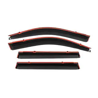 Deflectoare geamuri cu ornament cromat Niken Luxury (4 buc) foto 4