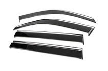 Lexus LX470 1998-2007 Deflectoare geamuri cu ornament cromat Niken Luxury (4 buc) foto 2