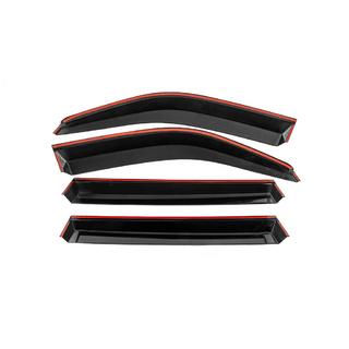 Deflectoare geamuri cu ornament cromat Niken Luxury (4 buc) foto 3