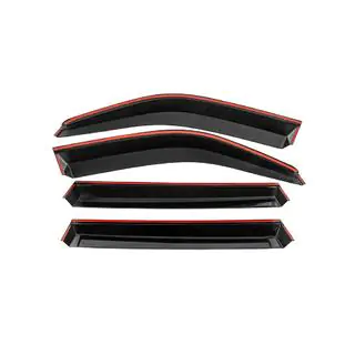 Deflectoare geamuri cu ornament cromat Niken Luxury (4 buc) foto 3
