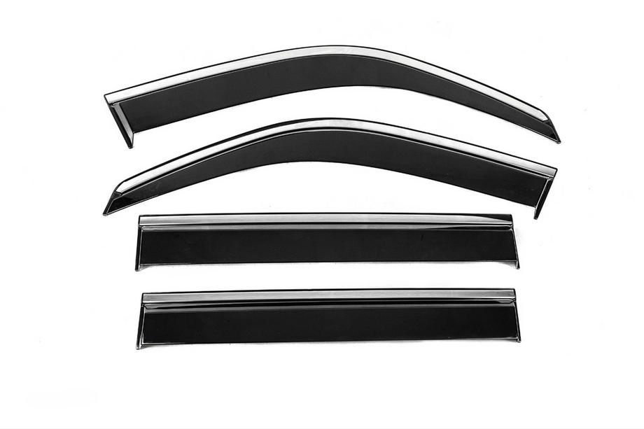 Lexus LX470 1998-2007 Deflectoare geamuri cu ornament cromat Niken Luxury (4 buc) Image