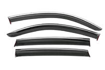 Mercedes EQC 2019-2023 Deflectoare geamuri cu ornament cromat Niken Luxury (4 buc) foto 1