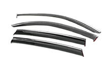 Mercedes EQC 2019-2023 Deflectoare geamuri cu ornament cromat Niken Luxury (4 buc) foto 2