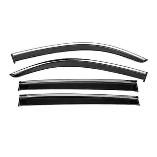 Deflectoare geamuri cu ornament cromat Niken Luxury (4 buc)