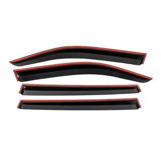 Deflectoare geamuri cu ornament cromat Niken Luxury (4 buc) foto 3