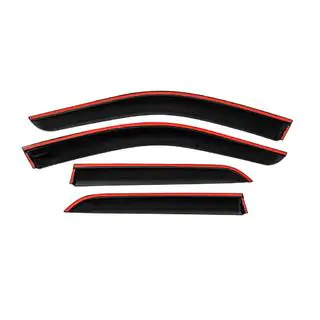 Deflectoare geamuri cu ornament cromat Niken Luxury (4 buc) foto 4