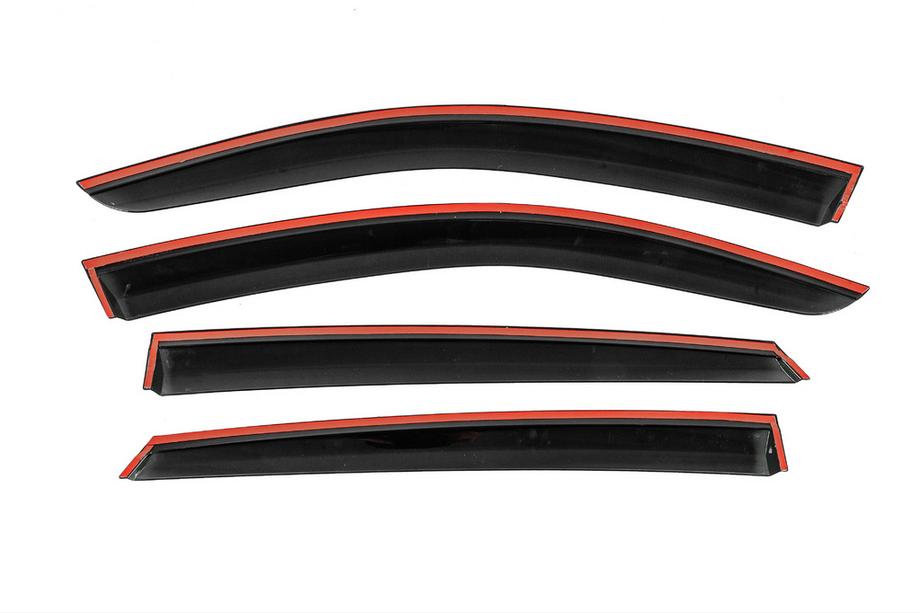 Mercedes GLE coupe C292 2015-2019 Deflectoare geamuri cu ornament cromat Niken Luxury (4 buc) Foto 3