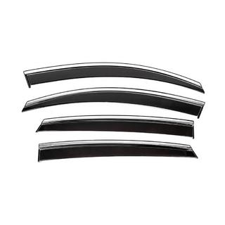 Deflectoare geamuri cu ornament cromat Niken Luxury (4 buc)