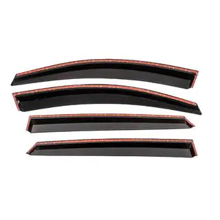 Deflectoare geamuri cu ornament cromat Niken Luxury (4 buc) foto 3