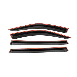 Deflectoare geamuri cu ornament cromat Niken Luxury (4 buc) foto 3