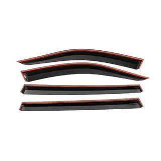 Deflectoare geamuri cu ornament cromat Niken Luxury (4 buc) foto 3