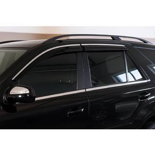 Deflectoare geamuri cu ornament cromat Niken Luxury (4 buc) foto 1