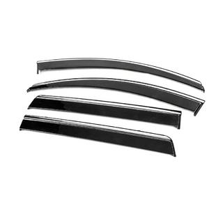 Deflectoare geamuri cu ornament cromat Niken Luxury (4 buc) Mitsubishi Pajero Sport 2015- foto 2