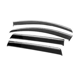 Deflectoare geamuri cu ornament cromat Niken Luxury (4 buc) foto 2