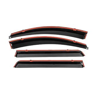 Deflectoare geamuri cu ornament cromat Niken Luxury (4 buc) Mitsubishi Pajero Sport 2015- foto 3