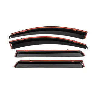Deflectoare geamuri cu ornament cromat Niken Luxury (4 buc) foto 3