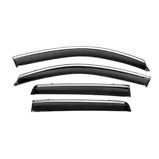 Deflectoare geamuri cu ornament cromat Niken Luxury (4 buc) foto 1