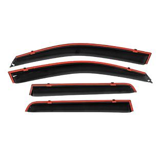Deflectoare geamuri cu ornament cromat Niken Luxury (4 buc) foto 3