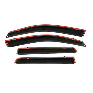 Deflectoare geamuri cu ornament cromat Niken Luxury (4 buc) foto 3