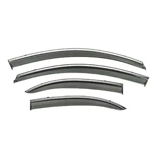 Deflectoare geamuri cu ornament cromat Niken Luxury (4 buc) foto 2
