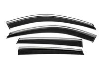 Mazda CX-5 2017–2025 Deflectoare geamuri cu ornament cromat Niken Luxury (4 buc) foto 1